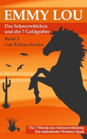 Stell Dir vor, bekannte Märchenfiguren wie das Rotkäppchen und das Schneewittchen sind die Hauptdarsteller in einem packenden Western. Im neuen Buch der Emmy-Lou-Reihe bekommt es Sue Carson - ihre Haare sind schwarz wie Ebenholz und ihre Lippen rot wie Blut - gleich mit 7 kleinwüchsigen und gleichermaßen niederträchtigen Schurken zu tun. Das Emmy-Lou-Universum hat Zuwachs bekommen. Der neue Spaß mit den außergewöhnlichen Helden ist turbulenter und lustiger als jemals zuvor. Ein amüsanter und spannender Genremix aus Abenteuerroman, Komödie und Märchen.