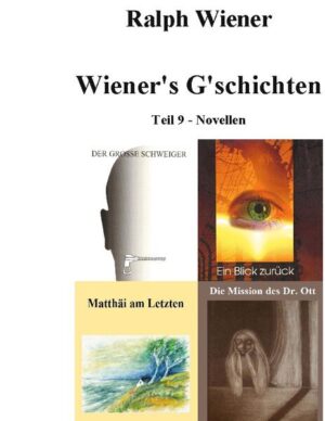 In diesem Band werden 4 Novellen zusammengefasst, die schon bereits veröffentlicht sind. Sie stammen aus den Jahren 1958 bis 2018. Die Titel: "Der große Schweiger", "Ein Blick zurück", "Matthäi am Letzten" und "Die Mission des Dr. Ott". Dabei sind ein Krimi, eine Geschichtsstunde und zwei unterhaltsame Geschichten.