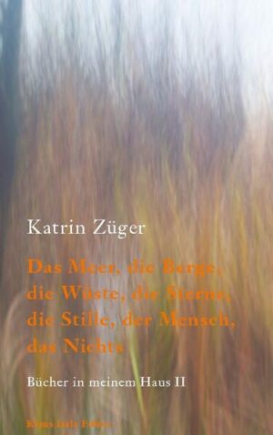 In ihrem zweiten Band «Bücher in meinem Haus» geht die Autorin anders vor als im ersten: nicht alphabetisch, sondern nach dem, was ihr gefällt - so weit dies nicht schon im Rahmen des Alphabets geschehen ist. Und was gefällt ihr so? Vor allem das, von dem schon im Vorwort des ersten Bands die Rede ist: Natur, Landschaften, Weite, Berge, Täler, Wälder, Bäche und Flüsse, Seen, das Meer, Tiere, Steine, der Himmel, die Sterne, Abgeschiedenheit, Einsamkeit. Hinzu kommt jetzt noch ausführlicher das Gehen, das Wandern, das Reisen. Gehen ist wunderbar. Weggehen zum Beispiel, um wieder nach Hause zu kommen. Oder auch für immer, wenn einem das Zuhause nicht mehr behagt. Wandern in den Bergen, um sich die eigene Kleinheit vor Augen zu führen. Reisen in ferne Länder, um zu sehen, was es sonst noch gibt. Allein oder zu zweit? Lieber allein, da man sonst durchs Reden abgelenkt wird. «In den Bergen geht man am besten allein» sagt Tomas Espedal. Nicht nur in den Bergen, findet William Hazlitt: «Ich verstehe nicht, welchen Sinn es haben soll, gleichzeitig zu gehen und zu reden».