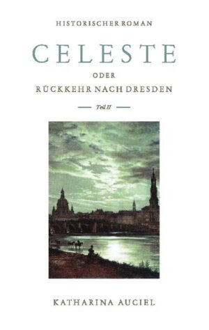 Auch während ihres Aufenthaltes in ihrer alten Heimat England ist Celeste vor Überraschungen nicht gefeit. Ein ominöser Bewerber lässt nicht locker und unerwarteter Besuch taucht auf. Schließlich kehrt sie nach Dresden zurück, die Stadt, die sie trotz des einstigen goldenen Käfigs, in dem sie gefangen war, in ihr Herz geschlossen hat. An ihrer Seite steht ihr geliebter Gemahl. Kurz nach ihrer Ankunft wird dieser jedoch des Mordes verdächtigt und in Haft genommen.