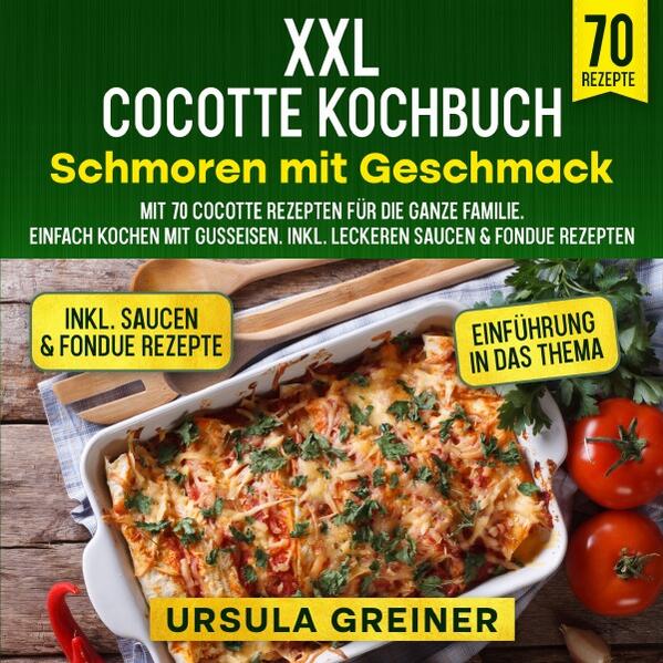 Le creuset mini Cocotte Kochbuch Nichts einfacher als das: Sie legen ein Stück Fleisch, meist Lamm oder Huhn, in eine Cocotte und geben dann etwas gehacktes Gemüse, Salz und ein paar Kräuter dazu. Deckel drauf und bei ganz sanfter Hitze garen. Was erhalten Sie? Fleisch, das zart, saftig und geschmackvoll ist. Das ist das Grundprinzip der Cocotte-Garmethode. "En cocotte", wie die Franzosen sagen, wobei "Cocotte" ein typischer runder oder ovaler französischer Kochtopf aus Gusseisen oder ofenfester Keramik ist. Früher wurden die Cocottes über ein Feuer gestellt und heiße Glut auf den Deckel geworfen, damit das Essen durchgaren konnte. Kochbuch Le Creuset Heute ist die Cocotte dank der Verwendung besserer Materialien und Formen, die eine perfekte Wärmezirkulation begünstigen, ein Utensil, das breiter verfügbar und einfach zu verwenden ist. Mit dem Mini Cocotte Kochbuch ganz einfach backen im Topf. Nichtsdestotrotz bewahren die modernen Cocottes die wichtigste Eigenschaft dieses Kochgeschirrs, nämlich dass sie keine Flüssigkeit benötigen. Das ist der Unterschied zwischen dem Kochen en cocotte und dem traditionellen Schmoren. Sie suchen nach dem perfekten Cocotte Buch? Oder allgemein Cocotte Zubehör? Sind Sie auf der Suche nach … ✅ Tipps für Ihre Cocotte ✅ Den richtigen Zutaten? ✅ 65+ Cocotte Rezepte ✅ Spaß und Freude Ihre Gäste zu versorgen ✅ Inkl. Fondue Rezepte Cocotte gefällig? Dann greifen Sie jetzt zu!