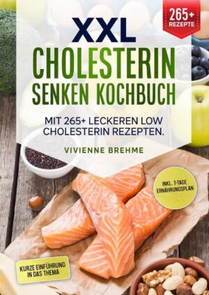 Essen Sie mehr Ballaststoffe Ballaststoffe werden in zwei Arten unterteilt: lösliche und unlösliche Ballaststoffe. Lösliche Ballaststoffe sind wichtig für die Senkung des LDL-Cholesterinspiegels, da sie sich in Wasser auflösen. Sie wirken, indem sie Gallensalze im Darm absorbieren. Um zusätzliche Gallensalze zu bilden, entzieht der Körper dem Kreislauf Cholesterin. Es ist wichtig, jeden Tag 5 bis 10 Gramm lösliche Ballaststoffe zu sich zu nehmen. Obst, Gemüse, Vollkornprodukte und Hülsenfrüchte sind reich an Ballaststoffen. Haferkleie, Erdbeeren, Äpfel, Zitrusfrüchte, Gerste, Bohnen, Reiskleie und Erbsen sind reich an löslichen Ballaststoffen. Die meisten Vollkorngetreide, Karotten, Blumenkohl, Apfelschalen und Rüben enthalten unlösliche Ballaststoffe, die das Sättigungsgefühl fördern und für einen regelmäßigen Stuhlgang sorgen, aber keinen Einfluss auf den Cholesterinspiegel haben. Jede Portion eines ballaststoffreichen Lebensmittels enthält mindestens 5 Gramm Ballaststoffe. . Achten Sie darauf, täglich mindestens fünf Portionen Obst und Gemüse zu essen d.h. Cholesterin natürlich senken - cholesterinsenkende Lebensmittel können dabeí unterstützend helfen. (Mehr Informartionen finden Sie im Buch) Sie suchen nach… ✅ 265 + cholesterinarmen Rezepten ✅ Tipps & Tricks für die Zubereitung von leckeren Gerichten ✅ Den richtigen Zutaten für Cholesterinarme Ernährung ✅ Einer kurzen Einführung in das Thema ✅ Spaß und Freude Neues zu probieren Leckere Gerichte gefällig? Dann greifen Sie jetzt zu!