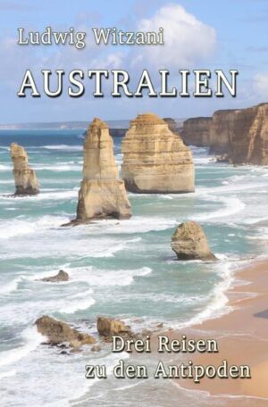 Ludwig Witzani versucht in dem vorliegenden Buch dem Leser den australischen Kontinent in dreifacher Weise näher zu bringen: zunächst als „Einsteigerreise“ für Australiennovizen mit den typischen Highlights, die den Australienneuling vor allem interessieren: Sydney, den Ayers Rock, Queensland und den Kakadupark im tropischen Norden. Die zweite Reise führt den Leser von Tasmanien und der Great Ocean Road die gesamte pazifische Küste entlang bis zum Cape Tribulation im Norden Queenslands. Mit der dritten Reise, einer Tour von Perth nach Darwin durch West- und Nordwestaustralien präsentiert Witzani die raue, unwirtliche, aber umso faszinierendere Seite von Down Under. Die „rote“, die „blaue“ und die „gelbe“ Reise ergeben insgesamt ein abgerundetes Protrait, dessen, was ein Reisender in Australien sehen und erleben kann. Zahlreiche landeskundliche und geschichtliche Exkurse und Begegnungen mit Einheimischen uns Reisenden runden dieses sehr persönlich gehaltene Buch ab. Eine Reisebuch für Anfänger und Fortgeschrittene gleichermaßen.