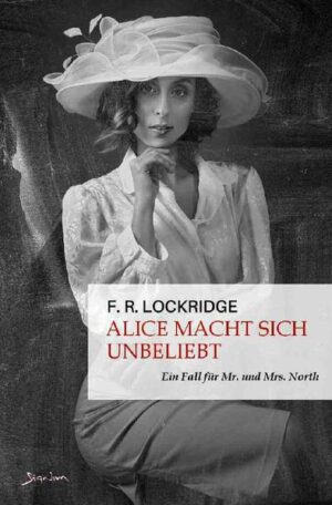 Eine Frau, die er noch nie gesehen hatte, lag auf dem von der Tür entfernteren Bett. In einem grauen Kostüm, dessen Jacke ordentlich zugeknöpft war, lag sie auf dem Rücken, den Kopf auf einem Kissen in dem aufgeschlagenen Bett. Lag da, als habe sie nur ausruhen wollen und sei sanft eingeschlafen, und Jerry hätte beinahe gerufen, was sie - so meinte er - wecken würde. Doch schon bevor er es tat, wusste er, dass sie es nicht hören würde. Ihre Augen waren offen, also schlief sie nicht. Sie lag, wie sich beim genaueren Hinsehen erkennen ließ, in merkwürdig steifer Haltung. Und das klar geschnittene Gesicht war sonderbar bläulich gefärbt... Der Roman ALICE MACHT SICH UNBELIEBT von F. R. Lockridge (* 26. September 1898 in St. Joseph, Missouri