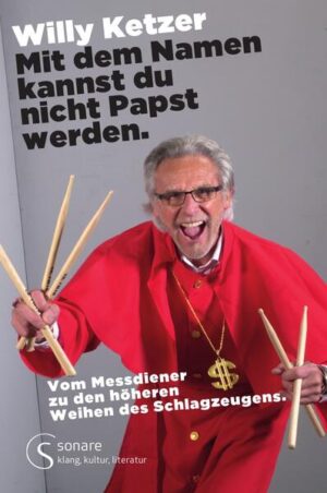 Willy Ketzer, ein musikalischer Tausendsassa, ist als Drummer und Bandleader seit Jahrzehnten in der nationalen und internationalen Musiklandschaft eine feste Größe. Der mit allen Wassern gewaschene Schlagzeuger hat viele Stars begleitet und unzählige Aufnahmen für Hits und Alben eingespielt. Sein Weg begann als Drummer in Klaus Doldingers Band Passport. Jahrzehntelang begleitete er Paul Kuhn, ist mit Helge Schneider immer noch auf Tour und erlebte eine Vielzahl von Shows u. a. mit Peter Alexander, Tom Jones, Liza Minnelli oder Barry Manilow. Nach »Am Grab gibt‘s keine Steckdose« erzählt Willy Ketzer auch in seinem zweiten Buch kurzweilig aus seinem Leben - von seinem Weg vom Messdiener und jungen Klarinettisten in der heimatlichen Blaskapelle bis hin zu bewegenden Momenten mit exquisiten Musikerinnen und Musikern, von denen einige langjährige Freunde wurden. In »Mit dem Namen kannst du nicht Papst werden.« berichtet er von den höheren Weihen des Schlagzeugens und spart dabei nicht an Seitenhieben und seiner Kritik an »Gott und der Welt«. Ein Lesevergnügen mit Blick hinter die Kulissen.