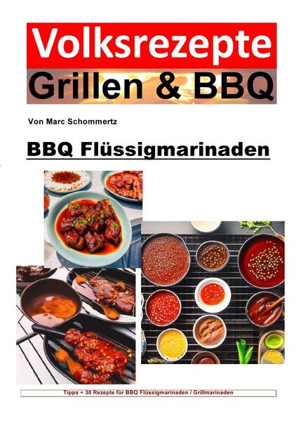 Ich freue mich sehr, Ihnen mein neues Werk vorstellen zu dürfen: eine Sammlung von Rezepten für Flüssigmarinaden zum Grillen: Volksrezepte Grillen und BBQ - BBQ Flüssigmarinaden. Die Kunst des Grillens ist ein Genuss, den wir alle zu schätzen wissen. Vom aromatischen Duft des Grills bis hin zum herzhaften Geschmack von zartem, saftigem Fleisch - es gibt nichts Besseres, als eine perfekte Grillparty mit Familie und Freunden zu genießen. Und wie erreicht man eine perfekte Grillparty? Mit der richtigen Marinade, natürlich! Flüssigmarinaden sind eine einfache und effektive Methode, um den Geschmack von Fleisch, Fisch und Gemüse zu verbessern und zu intensivieren. Und das Beste daran ist, dass sie leicht herzustellen und vielseitig einsetzbar sind. In diesem Buch finden Sie eine umfassende Sammlung von Rezepten für Flüssigmarinaden, die Ihnen helfen, das Beste aus Ihrem Grill herauszuholen. Von klassischen Marinaden wie Knoblauch und Kräuter über asiatische Aromen wie Ingwer Grillmarinade und Chimichurri bis hin zu ungewöhnlicheren Kreationen wie Bier- und Coffee Grillmarinaden - es gibt für jeden Geschmack etwas dabei. Marinieren bedeutet, dass man das Fleisch vor dem Grillen für einige Zeit in einer Flüssigkeit einlegt, um es zarter und geschmacksintensiver zu machen. Marinaden gibt es in vielen verschiedenen Geschmacksrichtungen und mit verschiedenen Zutaten. Das Besondere an den Flüssigmarinaden, die ich Ihnen in diesem Buch vorstellen werde, ist ihre Einfachheit und Vielseitigkeit. Sie sind schnell und einfach zubereitet und eignen sich für viele verschiedene Fleisch, Fisch und Gemüsesorten. Immer Gut Glut wünscht Marc Schommertz