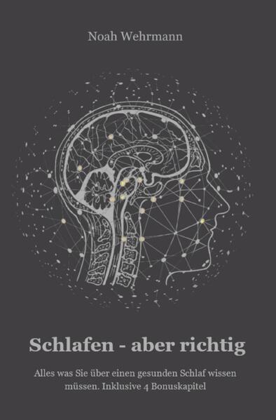 Endlich wieder erholsam schlafen! Viele Menschen leiden unter mangelndem Schlaf oder einer ausgewachsenen Schlafstörung. Dabei ist der Schlaf unerlässlich und wichtig für das Wohlbefinden und die Gesundheit! Dieses Buch ist ausgestattet mit realistischen Situationen, welche Sie aus Ihrem Alltag kennen. Sie haben ein Schlafproblem, vielleicht sogar eine Schlafstörung. In jedem Fall läuft es nicht so rund mit dem Schlafen, wie Sie sich das wünschen würden. Dabei ist ein guter und erholsamer Schlaf so wichtig und das ist auch kein Geheimnis. Die Bedeutung des Schlafs ist für uns unerlässlich. Gehen Sie gemeinsam mit Noah Wehrmann auf die Reise in die Welt des Schlafs und finden Sie heraus, was es mit dem Schlaf auf sich hat, warum wir träumen, welche Schlaftypen es gibt und welche Mythen sich um den Schlaf ranken. Erfahren Sie außerdem was es mit dem gestörten Schlaf auf sich hat, welche Schlafrituale es gibt und wie Sie einer ordentlichen Schlafhygiene nachgehen können. Machen Sie den Selbsttest, wie gut Ihr Schlaf ist. Lernen Sie, wie Sie Ihre optimale Schlafenszeit berechnen und bringen Sie in Erfahrung, wie Sie ein Schlaftagebuch richtig führen. Außerdem finden Sie 8 Rezepte in diesem Buch, welche Ihnen das Schlafen erleichtern sollen.