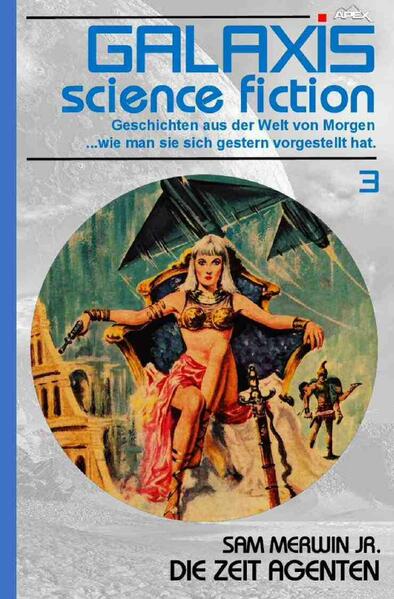 Gegenwart und Zukunft bekämpfen sich - in einer Welt der Vergangenheit... Da war es wieder, dachte sie - wieder einer dieser seltsamen Anachronismen, wie sie so oft in den Arbeiten und Worten von Gnaius Laconius auftauchten. Während sie mit halbem Ohr auf seine dahinfließenden Hexameter lauschte, dachte sie über ihn nach. Sie vergegenwärtigte sich die Schnitzer, die er sich geleistet hatte. Da war zum Beispiel der Abend im Palast von Berenice Agrippina, wo er im Laufe einer Unterhaltung ein Skalpell erwähnt hatte - ein Werkzeug, das auf dieser Welt völlig unbekannt war, ja für das es nicht einmal den nötigen Stahl gab. Und dann jener Nachmittag auf dem Forum, wo er in einem Gespräch mit dem jungen Decimus Juvenalis, der kürzlich zum Militärtribun ernannt worden war, den Vergleich schnell und tödlich wie eine Kriegsrakete verwendet hatte. Decimus Juvenalis hatte ihn ver-blüfft angesehen und war dann darüber hinweggegangen. Und jetzt Lichtgeschwindigkeit. Sie sah den Dichter aus zusammengekniffenen Augen an und suchte nach anderen Spuren seiner Fremdheit. Aber Gnaius mit seinen weichen Wellen, den weibischen Gesten, seinem Duft nach asiatischem Parfüm, schien der typische aristokratische Dichterling aus dem Kaisertum des Vespasian. Und doch war das alles Maske. Intuitiv musste sie das von Anfang an gewusst haben. Auch in seinen Versen lag eine exotische Note, obwohl sie genau den Regeln der Dichtkunst seiner Epoche entsprachen. DIE ZEIT-AGENTEN von SAM MERWIN JR. erscheint als dritter Band der Reihe GALAXIS SCIENCE FICTION aus dem Apex-Verlag, in der SF-Pulp-Klassiker als durchgesehene Neuausgaben wiederveröffentlicht werden.