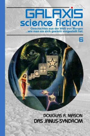 Dr. Mark Brant arbeitet als Wissenschaftler auf einem außerirdischen Planeten. Der terrestrische Geheimdienst zwingt ihn, für Terra auf dem Planeten Lados zu spionieren. Ein Auftrag, der zum Scheitern verurteilt scheint, denn auf Lados hat man einen Apparat erfunden, der sämtliche Gehirnvorgänge wiedergeben kann - auch die eines terrestrischen Spions... DAS JANUS-SYNDROM von DOUGLAS R. MASON erscheint in der Reihe GALAXIS SCIENCE FICTION aus dem Apex-Verlag, in der SF-Pulp-Klassiker als durchgesehene Neuausgaben wiederveröffentlicht werden.