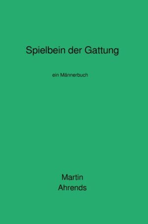 Es ist ein Buch, darin ein Mann über sich lacht. Und versucht, sich lachend ernst zu nehmen. Ein Mann zu sein ist nicht erst mit der Frauenbewegung fragwürdig geworden: Würdig, befragt zu werden. Wir Männer hatten in meiner Generation besonders viel zu lernen. Auf allen Gebieten des Lebens haben sich unsere sozialen Rollen gewandelt und unser Innenleben mit ihnen - hinein ins Unerprobte. Ins Komische, manchmal Lächerliche. Innerfamiliäres Neuland wurde in den vergangenen Jahrzehnten mehr oder weniger bewusst betreten, bestolpert, fluchtartig verlassen. Eine stille Revolution findet statt, unzählige Versuche, in den eigenen vier Wänden alles anders zu machen als die Vorfahren. Das Familienleben neu zu erfinden. Krampfhaft oder spielerisch. Als Spielbein der Gattung Mensch sehe ich Männer, die sich aufs Spiel setzen in ihren Erprobungen, Eroberungen, Kriegen, in ihren Abenteuern und Experimenten, in ihrem Selbstopfer für eine Religion, für König und Vaterland, für eine Familie, in ihrer ganzen riskanten Existenz. Als den Versuch der Gattung, Neues zu wagen, Scheitern ist da ganz natürlich eingeschlossen. Männer dürfen scheitern.