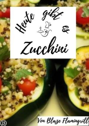 Herzlich willkommen zu meinem neuesten Buch "Heute gibt es - Zucchini" aus der Buchserie "Heute gibt es". Ich freue mich sehr, Ihnen eine Vielzahl köstlicher Zucchini-Rezepte präsentieren zu dürfen. Als Autor und begeisterter Hobbykoch, der auch unter dem Namen Blaze Flamingrill bekannt ist, habe ich meine Leidenschaft für das Kochen in dieses Buch einfließen lassen, um Ihnen ein abwechslungsreiches und schmackhaftes Erlebnis zu bieten. Zucchini, auch bekannt als Sommerkürbis, ist ein äußerst vielseitiges Gemüse, das in der Küche unendlich viele Möglichkeiten bietet. Von herzhaften Hauptgerichten über leichte Salate bis hin zu süßen Leckereien - die Zucchini ist stets eine zuverlässige Zutat, die sich harmonisch in eine Vielzahl von Geschmackskombinationen einfügt. Ihr mildes Aroma und ihre zarte Textur machen sie zum idealen Begleiter für viele kulinarische Kreationen. In diesem Buch finden Sie eine handverlesene Auswahl an 20 raffinierten und dennoch einfachen Rezepten, die Ihre Sinne verwöhnen werden. Von erfrischenden Salaten bis hin zu herzhaften Hauptgerichten und verlockenden Desserts - hier ist für jeden Geschmack etwas dabei. Ich habe besonderen Wert darauf gelegt, dass die Rezepte leicht verständlich und umsetzbar sind, sodass auch Kochanfänger und -anfängerinnen ihre kulinarische Reise mit den Zucchini-Rezepten beginnen können. Zusätzlich zu den Rezepten finden Sie im Anhang dieses Buches auch praktische Tipps zur Zubereitung und Aufbewahrung von Zucchini, damit Sie das Beste aus diesem wunderbaren Gemüse herausholen können. Ich hoffe, dass diese Hinweise Ihnen beim Kochen helfen und Ihnen dabei helfen, Ihre eigenen Kreationen zu entwickeln. Ich wünsche Ihnen viel Freude beim Ausprobieren der Rezepte in diesem Buch. Möge es Sie inspirieren, neue Wege mit Zucchini zu entdecken und Ihre kulinarischen Fähigkeiten weiterzuentwickeln. Guten Appetit!