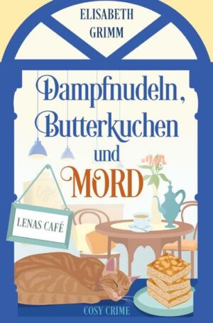 Die frischgebackene Cafébesitzerin Lena findet lästigerweise eine Leiche in ihrem Hinterhof. Als ob sie mit der anstehenden Mieterhöhung und dem Verdacht der Fahrerflucht nicht schon Ärger genug hätte. Darüber hinaus ist da auch noch die Sache mit dem charmanten Hugo. Vor genau solchen Blendern hat ihre Mutter sie schon immer gewarnt. Mithilfe von Kater Misti, ungerechterweise auch Mistvieh genannt, und dem "dementen Trio", das alles andere als dement, sondern ziemlich plietsch ist, klärt die Pfälzerin Lena im hohen Norden Morde auf. Dabei gewinnt sie nicht nur die Nordlichter, sondern auch Butterkuchen richtig lieb. Das Buch ist Band eins der Cosy Crime Serie um Lenas Café. Jeder Band ist in sich abgeschlossen und kann unabhängig von den anderen gelesen werden. Band zwei "Achtsamkeit, heiße Maronen und Mord" und Band drei "Weihnachten, Fliederbeersuppe und Mord" erscheinen demnächst.