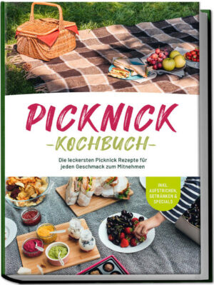 Picknick-Rezeptbuch: Kreative, leckere und unkomplizierte Köstlichkeiten für unbeschwerte Schlemmerei unter freiem Himmel Ein Picknick ist die perfekte Kombination aus kulinarischem Hochgenuss und dem einzigartigen Gefühl endloser Freiheit: Feine Leckerbissen, genossen inmitten schönster Ufer-, Wald- oder Bergkulissen, fernab von Zwang und starren Tischsitten. Wie das Event auch in geschmacklicher Hinsicht unvergesslich wird, das zeigen Ihnen die freilufttauglichen Rezeptideen in diesem Buch - für unkomplizierte und raffinierte Schlemmerei zugleich! Ob großer Familienausflug an den Badesee, stärkende Rast bei der Bergwanderung oder romantisches Date am Flussufer: Picknicks bestechen durch Ihre grenzenlose Vielfalt und da soll natürlich auch das Kulinarische mithalten können. Zum Glück gibt es reihenweise Leckereien, die auch ganz ohne Tisch, Herd oder kompliziertes Servieren eine Top-Figur machen, und in diesem Buch entdecken Sie, wie einfach Sie im Freien Groß und Klein verwöhnen können. Von unkomplizierten Sattmachern über erlesene Leckerbissen bis hin zu legendären Picknickklassikern finden Sie hier eine Riesenauswahl, bei der sowohl Fleisch- und Fischfans als auch Veggies, Naschkatzen und Snackfreunde voll auf ihre Kosten kommen. Klingt nach ziemlich viel Aufwand? Ganz und gar nicht! Denn die leicht nachzukochenden und gut vorzubereitenden Rezepte gelingen auch ungeübten Köchen im Handumdrehen und mit zusätzlichen Tipps und Tricks rund um Verpacken, Transport und Equipment verlegen Sie Ihr Schlemmerbüfett ganz unkompliziert ins Freie. Suppen & Salate: Feine Vorspeisen wie Gurken-Avocado-Suppe, Chlodnik, mediterraner Nudelsalat oder mexikanischer Schichtsalat können Sie problemlos auch im Freien servieren. Brotzeit-Hits: Selbstgebackenes wie Knobi-Brot oder Kräuter-Polenta-Gebäck lassen sich hervorragend mit Aufstrichen wie Kürbis-Creme oder würzigem Bärlauch-Aufstrich kombinieren. Für Fleisch- und Fischfans: Steak-Schaschlik-Spieße, Hähnchen-Curry-Kugeln, Thunfisch-Taschen oder Mini-Krabben-Brot machen auch bei langen Ausflügen so richtig satt. Vegetarisch-vegane Highlights: Vegane Süßkartoffel-Sandwiches, Gemüse-Quiche, Mangoldschnecken mit Pilzfüllung oder Empanadillas mit Zucchini und Aubergine bieten unkomplizierten Veggie-Genuss in der Natur. Desserts & Drinks: Keks-Erdbeer-Glas, beeriger Milchreiskuchen, Frühlings-Wildkräuterlimo oder Ice Tea Peach liefern Naschkatzen süße Glücksmomente für unterwegs. Picknick-Specials: Mit Rezept-Anregungen zu besonderen Picknick-Anlässen wie Picknick mit Kindern, romantisches Date, Movie-Night im Freien oder Geburtstags-Picknick wird jede Unternehmung ein voller Erfolg! Mit diesem Buch verwandeln Sie den nächsten Ausflug in ein einzigartiges Schlemmererlebnis und sorgen für unvergessliche Momente. Ob romantisch zu zweit, beim Trip mit Freunden oder mit der ganzen Familie - hier finden Sie reichlich Inspirationen für jeden Genuss-Moment.