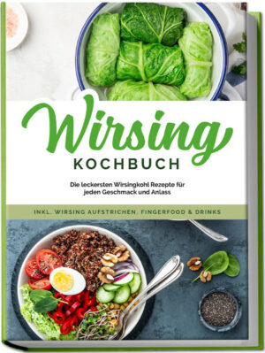 Wirsing-Rezepte: Vielfältige, raffinierte und köstliche Schlemmer-Ideen mit der unkomplizierten Gesundheitsbombe Der knollig-grüne Blätterkopf genießt hierzulande keinen besonderen Ruf: Leicht langweilig, penetranter Kohlgeruch und insgesamt eher eine unauffällige Zutat. Dass Sie dem Superfood damit gewaltig Unrecht tun, das beweist Ihnen dieses rundum leckere Wirsing-Kochbuch - mit einer Riesenauswahl an Köstlichkeiten, bei denen der unscheinbare Krautkopf zum Superstar wird und für einzigartige Geschmackserlebnisse sorgt! Im Winter lacht er uns von jedem Gemüsetresen entgegen: Der Wirsing, der mit jeder Menge Vitaminen und Nährstoffen eine unschlagbare Gesundheitsbilanz hat, kalorienarm und figurfreundlich ist, den Geldbeutel schont und obendrein legendär vielfältig verwendet werden kann. Grund genug, den knolligen Kopf nicht nur im Winter öfter mal in den Einkaufskorb zu legen, und wie Sie ihm das Maximum an Geschmack entlocken, zeigen Ihnen diese Rezepte. Ob in Suppe oder Salat, in herzhaften Hauptspeisen oder raffinierten Beilagen, der Wirsing präsentiert sich stets von seiner besten Seite und begeistert Fleischesser, Fischfans, Veggies und Freunde der leichten Küche gleichermaßen. Kohlgeschmack über allem? Ganz und gar nicht! Denn entgegen gängiger Vorurteile lässt sich der feine Geschmack je nach Gericht perfekt kombinieren und zaubert dank sorgfältig erstellter Rezepte stets neue Aroma-Kompositionen auf den Teller. Die einfach nachzukochenden Schritt-für-Schritt-Rezepte belohnen zudem auch ungeübte Köche mit tollen Ergebnissen und sogar gegen den gefürchteten Geruch gibt’s praxiserprobte Expertentipps. Suppen, Salate und Eintöpfe: Wirsing-Kartoffel-Suppe, Möhren-Wirsing-Salat, Gemüse-Eintopf oder Hackfleisch-Wirsing-Eintopf bringen feinen Wirsing-Geschmack auf den Teller. Herzhaft & Deftig: Bei Hauptgerichten mit Fleisch und Fisch wie Wirsing-Ragout, Bratwurst mit Wirsing-Püree, Wirsing-Schollen-Rollen oder Seelachs und Wirsing mit Curry hat der Wirsing geschmackvolles Heimspiel. Sättigende Veggie-Leckereien: Vegetarier und Veganer kommen mit Käse-Ei-Wirsing, Tagliatelle-Wirsing-Käse, Wirsing-Walnuss-Pfanne oder geschmortem Nelken-Wirsing voll auf ihre Kosten. Snacks, Dips & Co.: Auch in aromatischen Aufstrichen, Saucen oder Fingerfood wie Käse-Wirsing-Dip, Wirsing-Birne-Mandel-Aufstrich, Wirsing-Rahmsauce oder Chili-Wirsing-Chips kann das Wintergemüse überzeugen. Außergewöhnliche Kreationen: Ob als Getränk, Frühstück oder sogar Dessert, in Papaya-Wirsing-Saft, Blaubeere-Wirsing-Smoothie, Wirsing-Bauernfrühstück oder Wirsing-Bananen-Wraps macht der Wirsing eine überraschend gute Figur. Dieses Rezeptbuch präsentiert Ihnen den Wirsing von seiner raffiniertesten Seite und zeigt Ihnen, welch vielfältige Schlemmereien der Kohlkopf bereithält. Ob Sie schon überzeugter Liebhaber sind, dem Wirsing einmal eine echte Chance geben wollen oder einfach mehr Abwechslung auf den Teller bringen möchten - hier werden Sie in jedem Falle reichlich fündig.