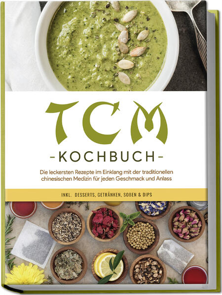 Kochbuch TCM: Mit abwechslungsreicher und leckerer Ernährung nach den Prinzipien der Traditionellen Chinesischen Medizin zu ganzheitlichem Wohlbefinden gelangen Sie möchten sich gerne rundum gesund ernähren und Ihrem Körper jederzeit genau das bieten, was er gerade braucht? Das finden Sie zwischen allerhand Diäten und Ernährungstrends aber gar nicht so einfach? Dann versuchen Sie’s doch mal mit Genuss nach der Lehre der TCM - und wie das geht, zeigt Ihnen dieses Kochbuch! Bei Traditioneller Chinesischer Medizin denken viele an Akupunktur und Schröpfen, aber tatsächlich ist auch die Ernährung ein unverzichtbarer Bestandteil der uralten Heiltradition: Denn nur mit wertvoller Nahrungsmittelzufuhr lässt sich das energetische Gleichgewicht im Körper aufrechterhalten, andernfalls drohen vielfältige Beschwerdebilder und Krankheiten. Zum Glück ist das gar nicht kompliziert und dabei auch noch so richtig schmackhaft, wie Ihnen die Rezepte in diesem Buch beweisen. Machen Sie sich zunächst mit den Grundlagen der TCM wie Elementenlehre, innerer Organuhr & Co. vertraut und stöbern Sie anschließend durch optimal darauf zugeschnittene grenzenlose Schlemmervielfalt: Ob Fleischfan, Fischfreak, Veggie oder Naschkatze, bei den sorgfältig ausgewählten Genuss-Ideen kommt jeder auf seine Kosten und Sie entdecken eine große Auswahl an Frühstückskreationen, Suppen, Salaten, Hauptgerichten, Desserts und vielem mehr. Klingt exotisch und kompliziert? Ist es nicht! Denn die Zutaten für die bodenständigen und zugleich raffinierten Rezepte finden Sie längst im gut sortierten Supermarkt und dank kinderleichter Zubereitungsanleitungen zaubern auch ungeübte Köche von Anfang an kulinarische Höhepunkte auf den Teller. TCM-Frühstück: Frühstücksporridge, Cashew-Reis mit Avocado oder Hüttenkäse mit Crunch sorgen schon am Morgen für Balance im Körper. Salate, Suppen & Saucen: Mit leichten Leckereien wie Petersiliensalat mit Sprossen, Fünf-Elemente-Kraft-Suppe oder Dip mit Feta und Quark haben Sie stets eine gesunde Kleinigkeit parat. Feines mit Fisch & Fleisch: Hauptgerichte wie Rindfleisch mit Reisnudeln, orientalische Hähnchen-Reis-Bowl oder asiatische Fischpfanne stillen TCM-konform auch den ganz großen Hunger. Veggie-Highlights satt: Bei Puffern aus Sauerkraut, Gemüsepfanne mit Tofu-Teriyaki oder veganer Gemüselasagne schwelgen Vegetarier und Veganer im Schlemmerparadies. Desserts & Getränke: Muffins aus Bohnen und Schokolade, Skyr-Dessert oder Grüner Traum sorgen für kleine Genießermomente im Alltag. Dieses Buch entführt Sie in die weite Welt der TCM-Ernährung und zeigt Ihnen kulinarische Höhepunkte für jeden Geschmack. Ob Sie bereits nach TCM-Richtlinien leben, sich grundsätzlich gesünder ernähren wollen oder einfach Appetit auf Neues haben - hier entdecken Sie jede Menge Genuss-Inspirationen.