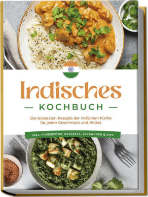 Indische Küche: Aromatische, köstliche und authentische Spezialitäten nach original indischer Küchentradition Ein Essen im indischen Restaurant gehört hierzulande zu den kulinarischen Top-Favoriten: Kein Wunder, glänzt indische Küche doch mit einzigartiger Würzkunst, grenzenloser Vielfalt und nahrhaften Schlemmereien für jeden Geschmack. Doch statt teurem Restaurantbesuch können Sie sich den Aromenzauber Indiens auch ganz einfach in die eigene Küche holen - und wie das klappt, zeigt Ihnen dieses Kochbuch! Gobi Paratha, Vindaloo oder Samudree Karee: Schon bei den klangvollen Speisenamen läuft echten Genießern das Wasser im Munde zusammen und die anschließende Geschmacksexplosion enttäuscht die Erwartungen nicht. Indisches Essen ist dank einzigartiger Gewürzkombinationen, jahrhundertealter Traditionen, kulinarischem Reichtum unterschiedlicher Regionen sowie frischen, gesunden und schmackhaften Zutaten zum weltweiten Exportschlager geworden - und mit dieser Rezeptsammlung genießen Sie die ganze Fülle auch am heimischen Tisch. Ob würzig-deftig, geschmackvoll-erfrischend, geheimnisvoll-exotisch oder sündig-süß, hier entdecken Sie die ganze Palette an Leckereien und finden von Vorspeisen und Beilagen über Hauptgerichte bis hin zu Desserts, Drinks & Dips Köstlichkeiten für jede Situation. Fleischfans kommen genauso auf ihre Kosten wie Fischfreunde und dank religiöser Traditionen schöpfen hier auch Veggies aus dem Vollen und schlemmen sich durch eine reiche Auswahl an vegetarisch-veganen Spezialitäten. Zutatenliste? Ist zwar außergewöhnlich, aber kein Problem! Denn die meisten indischen Spezialzutaten finden Sie mittlerweile auch hierzulande im Supermarkt oder in den zahlreichen internationalen Lebensmittelläden und dank einfacher Anleitungen klappt das Kochen auch bei Ungeübten ganz mühelos. Indisches Frühstück: Mit Kartoffelfladenbrot, Idli-Reiskuchen, gewürzten Reisflocken oder gedämpftem Grießkuchen sorgen Sie schon am Morgen für einen Hauch Fernost. Vorspeisen, Snacks & Beilagen: Ob als leichte Mahlzeit oder zum Menü, Raita-Gurkensalat, Möhrensuppe mit Ingwer, Naan-Fladenbrot oder Blätterteigtaschen bringen jede Menge Geschmack auf den Teller. Hauptspeisen mit Fleisch & Fisch: Rogan Josh-Lammcurry, Kichererbsen-Hackfleisch-Frikadellen, Lachsragout mit Kokossauce oder Jheenga-Garnelencurry bieten ein würzig-deftiges Erlebnis für alle Sinne. Vegetarisch-vegane Original-Spezialitäten: Rotes Linsen-Dal, Blumenkohl-Kartoffel-Allerlei, Kaajoo-Cashew-Curry oder vegetarische Reispfanne liefern den Veggie-Genuss jahrhundertealter Speisetradition. Feine Genussmomente: Desserts & Drinks wie Rasgulla-Milchbällchen, Kardamomgrieß, Fudina-Minz-Lassi oder Limetten-Limonade schenken Ihnen eine kleine Genießer-Auszeit vom Alltag. Dieses Kochbuch entführt Sie auf eine Reise durch die Weiten der indischen Küchenkunst und überrascht Sie immer wieder aufs Neue mit außergewöhnlichen kulinarischen Inspirationen. Im Bonusteil finden Sie zudem zusätzliche Würz-, Dip- und Saucenrezepte wie Sambar-Linsenwürzmischung, Joghurt-Gurken-Dip oder Weiße Nuss-Zwiebel-Sauce, mit denen Sie den original Indiengeschmack Ihrer Speisen perfekt abrunden.