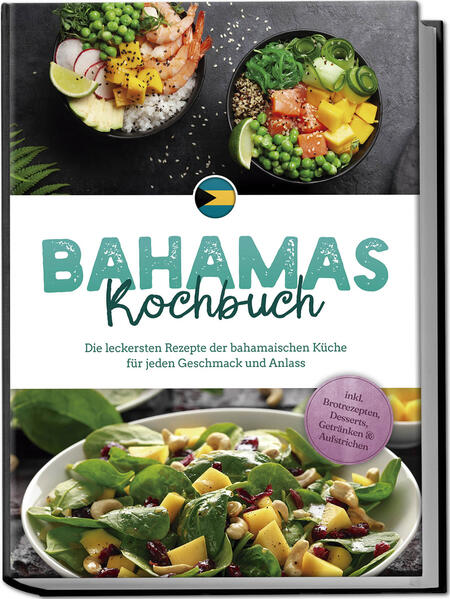 Kulinarische Reise durch die Bahamas: Karibisch-exotische Schlemmervielfalt für den Alltag entdecken Exotische Leckerbissen sind genau Ihr Ding? Ananas, Kokos, Maracuja und besondere Gewürzmischungen lassen Ihr Herz höherschlagen? Und das Ganze dann noch in Kombination mit frischem Fisch, feinem Fleisch, knackigem Gemüse und jeder Menge karibischer Lebensfreude? Dann ist dieses Rezeptbuch Ihr perfekter Küchenbegleiter! Wenn’s um Traumurlaub geht, stehen die Bahamas ganz mit oben auf der Liste: Ob malerische Strände, glasklares Wasser oder Palmenromantik, eine Reise auf die karibische Inselgruppe ist für viele Sehnsuchtsziel. Doch auch die kulinarische Seite des Inselparadieses ist ein Volltreffer und dafür müssen Sie noch nicht mal ins Flugzeug steigen - denn mit diesem Kochbuch zaubern Sie sich Bahamasflair im Handumdrehen auf den Tisch! Von karibischem Mangosalat über Kokosputenbrust bis hin zu Fischcurry, Erdnusssuppe, gefüllten Süßkartoffeln oder Kokos-Limetten-Creme entdecken Sie hier jede Menge Leckereien, die Altbekanntes in völlig neuem Karibik-Gewand präsentieren und einzigartige Frische und Leichtigkeit auf den Teller bringen. Dabei finden Fischfans hier ihr persönliches Eldorado, Fleischliebhaber entdecken herzhaft-exotische Leckerbissen und auch Veggies, Naschkatzen und Freunde der leichten Küche kommen auf Ihre Schlemmer-Kosten. Exotische Speisen, exotische Zutatenliste? Kein Problem! Denn zahlreiche Gerichte basieren auf bodenständigen Grundzutaten wie Reis, Geflügel, Fisch & Co. und einzelne Spezialzutaten wie Callaloo oder Colombo-Gewürzmischung erhalten Sie problemlos im internationalen Lebensmittelladen, Online-Handel oder sogar gut sortierten Supermarkt. Vorspeisen & Beilagen: Suppen, Salate und Brote wie Conch-Salat, Kartoffel-Mais-Suppe, karibisches Bananenbrot oder Kale Caesar Salad bringen Bahamas-Flair ins Menü. Kleiner Hunger: Snacks und Veggie-Leckereien wie karibischer Gemüsetopf, karibische Nudelpfanne, gefüllte Süßkartoffeln oder Bohnenreis sind perfekt für eine leichte Mahlzeit oder einfach für zwischendurch. Hauptgerichte mit Fisch & Fleisch: Bei Karibik-Griots, karibischem Hähnchenbrustfilet, Fisch mit Maracuja und Mango oder Kokosforelle wird im Handumdrehen die ganze Familie satt. Bahamas-Genussmomente: Mit Desserts und Drinks wie Bananen-Kokos-Milchreis, Guava Duff, Kokos-Tequila-Cocktail oder Ingwer-Bier gönnen Sie sich jederzeit eine kleine Auszeit vom Alltag. Authentisch abgerundet: Mit Saucen, Dips und Gewürzmischungen wie Sofrito, karibischer Mango-Chutney, Koriander-Salsa oder karibischem Fischgewürz sorgen Sie für originalen Karibikgeschmack. Dieses Kochbuch nimmt Sie mit auf eine aufregende und verführerische Geschmacksreise und zeigt Ihnen die exotische Vielfalt der Bahamas-Küche. Ob Sie in Urlaubserinnerungen schwelgen möchten, schon einmal Ferien-Flair aufkommen lassen wollen oder einfach gerne Neues und Internationales auf den Teller bringen - hier finden Sie jede Menge Inspirationen.