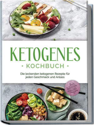 Ketogene Ernährung: Mit kohlenhydratarmen, vielfältigen und unschlagbar köstlichen Rezeptideen zu schlanker Linie und Wohlbefinden Sie haben schon allerhand Diäten durchprobiert, jedoch nie langfristigen Erfolg gehabt? Sie träumen von der Bikinifigur, aber hungern möchten Sie dafür nicht? Und das Ganze soll vor allem auch gesund und schmackhaft sein? Was nach Wunschtraum klingt, kann mit ketogener Ernährung tatsächlich Realität werden, und dieses Kochbuch zeigt Ihnen, wie das klappt! Der Mangel an zugeführten Kohlenhydraten zwingt den Körper, in Ketose zu schalten und sich seine Energie aus Fett zu holen - et voilà, die ungeliebten Pölsterchen schmelzen. So einfach und trotzdem wirkungsvoll ist das wissenschaftlich entwickelte Ernährungsprinzip und es birgt zahlreiche Vorteile: Lange Belastbarkeit, gesteigerte mentale Leistungsfähigkeit und Unterstützung bei zahlreichen chronischen Krankheiten machen aus „Keto“ weit mehr als einen Abnehmtrend. Die benötigte Energie holen Sie sich aus jeder Menge Proteinen und gesunden Fetten und die Rezepte in diesem Buch sind perfekt auf die Anforderungen ketogener Ernährung zugeschnitten. Vom Frühstück über Vorspeisen und Snacks bis hin zu deftigen Hauptgerichten entdecken Veggies, Fleisch- und Fischfans hier eine Riesenauswahl an sättigenden Köstlichkeiten - und sogar verführerische Desserts sind keineswegs tabu! Gesunde Inhaltsstoffe und voller Geschmack stehen hier im Vordergrund und die einfachen Schritt-für-Schritt-Rezepte sind dazu noch absolut alltags- und anfängertauglich. Komplizierte Umstellung? Keine Sorge! Zwar braucht Ihr Körper ein wenig Zeit, um sich an die neue Ernährung zu gewöhnen, doch dank ausgewogener Zutaten, vielfältiger Leckereien und praktischer Einstiegstipps gelingt die Veränderung im Handumdrehen. Frühstücks- und Brotzeitideen: Wraps mit Hähnchenbrustfilet, Baconmuffins mit Ei, Cottage-Cheese-Brot oder Auberginen-Knoblauch-Bruscetta versorgen nicht nur am Morgen mit reichlich Protein. Vorspeisen & leichte Mahlzeiten: Mit sommerlichem Avocado-Tomaten-Salat, cremige Suppe aus Avocado, Udon Suppe oder Keto Pizzataschen haben Sie jederzeit eine keto-taugliche Köstlichkeit parat. Hauptgerichte mit Fleisch & Fisch: Bei Hähnchen-Kohlrabi-Gratin, Lachs nach italienischer Art, Kabeljaufilet mit Cashew-Pesto oder Rindfleischauflauf wird wirklich jeder satt. Veggie-Leckereien: Vegetarier und Veganer kommen mit Räuchertofu mit Zucchini-Nudeln, Weißkraut-Fleckerl, buntes Gemüsecurry oder Reis aus Blumenkohl auf ihre Kosten. Feine Glücksmomente: Gönnen Sie sich mit Desserts & Drinks wie ketogenen Walnuss-Brownies, Chia-Himbeeren-Dessert, selbstgemachter Mandelmilch oder alkoholfreier Waldmeister-Drink Genuss pur für jeden Geschmack. Mit diesem Kochbuch erleben Sie, wie Schlemmerei ohne Verzicht auch figurfreundlich funktioniert, und entdecken immer wieder neue Lieblingsgerichte. Mit dem 28-Tage-Ernährungsplan gelingt Ihnen die Ernährungsumstellung noch leichter und Sie profitieren schon bald von beeindruckenden Erfolgen.