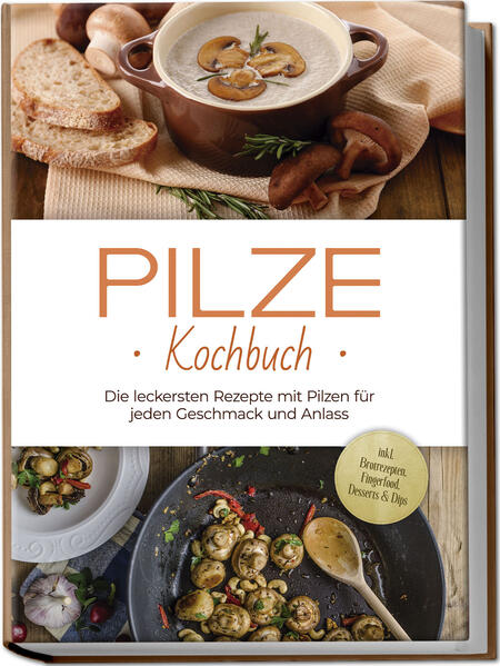 Pilze-Kochbuch: Schmackhafte, vielfältige und unvergleichlich aromatische Gerichte mit Pfifferling, Portobello, Steinpilz & Co. Sie finden, nichts geht über eine köstliche Pilzpfanne? Womöglich gehen Sie sogar selbst in die Pilze? In jedem Falle können die kleinen Köstlichkeiten gern täglich auf Ihrem Teller landen? Dann ist dieses Kochbuch genau das Richtige für Sie! Shiitake, Champignon, Enoki, Austernpilz, Mu-Err, Bella Gomba, Trüffel oder Kräutersaitling: Die Welt der Pilze besticht mit einzigartiger Vielfalt - und einer ist leckerer als der andere. Ganz nebenbei punkten sie auch noch mit jeder Menge gesundheitlicher Vorteile, indem sie uns mit reichlich B-Vitaminen, Selen, Kalium, Kupfer und Beta-Glucan versorgen und darüber hinaus eine der wenigen nicht-tierischen Quellen für Vitamin D sind. Ein Grund mehr für Pilzliebhaber, die Köstlichkeiten noch öfter auf den Tisch zu bringen, und mit den Rezepten in diesem Buch kommt dabei keine Langeweile auf: Ob im pikanten Frühstück, in Suppe und Salat, als Star in Hauptgerichten, Snacks und sogar Desserts, Pilze machen immer eine gute Figur und glänzen mit Geschmack und Wandlungsfähigkeit. Fleischfreunde, Fischliebhaber und Veggies kommen dabei gleichermaßen auf ihre Kosten und gönnen sich mit den alltagstauglichen, kinderleichten Schritt-für-Schritt-Rezepten jederzeit eine herrliche Schlemmerei. Und dann schmeckt alles nach Pilz? Keine Sorge! Denn die abwechslungsreichen Pilze sind mal Mittelpunkt, mal akzentuierender Aromengeber und sorgen so für neue Geschmackserlebnisse bei jedem Gericht. Pilzige Frühstücksideen: Pilzliebhaber starten mit Pilz-Avocado-Toast-Portobello, Pilz-Granola-Joghurt-Enoki, Austernpilz-Spinat-Omelett oder Kräuterseitling-Frischkäse-Bagel perfekt in den Tag. Klein & fein: Suppen, Snacks und Salate wie Pfifferling-Speck-Salat, Steinpilzcremesuppe, Portobello-Minestrone oder Pilz-Empanadas liefern jederzeit einen leckeren Happen Pilzgenuss. Zur Abrundung: Dips, Saucen und Brote wie Trüffel-Aioli, Steinpilz-Dip, Pilz-Walnuss-Brot oder Champignon-Kräuterbrot ergänzen jedes Menü optimal. Pilz mit Fleisch & Fisch: In Hauptgerichten wie Hähnchen-Pilz-Pfanne, Kräuterseitling-Lammkarree, Egerlinge-Zanderfilet oder Morcheln-Garnelengericht laufen Pilze zur Hochform auf. Veggie-Schlemmereien: Mit Pilz-Gnocchi in Gorgonzolasauce, Austernpilz-Quiche, veganem Pilz-Stroganoff oder gegrillten Pilz-Spießen punkten Pilze nicht nur bei Vegetariern und Veganern. Außergewöhnliche Verführung: Auch in Desserts und Drinks wie Champignon-Brownies, Steinpilz-Eis, Shiitake-Latte oder goldener Cordyceps-Milch können Pilze voll und ganz überzeugen. Mit dieser originellen Rezeptsammlung bringen Sie die kleinen Leckerbissen ganz einfach jeden Tag auf den Tisch und sorgen trotzdem für reichlich Abwechslung. Ob Sie erklärter Pilzfreund sind, die Nährstoffbomben gerne öfter in Ihren Speiseplan integrieren oder einfach neue kulinarische Horizonte entdecken möchten - hier werden Sie fündig.