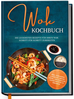 Sie möchten traditionell asiatische Gerichte zubereiten, die leichten Speisen genießen und das typische Aroma zaubern? Ein Wok ist dafür genau das Richtige. Mit diesem Küchenutensil und einem Kochbuch, wie Sie es hier finden, gelingt es Ihnen im Nu, großartige Rezepte zu kochen. Sie fragen sich, was genau Sie in diesem Buch erwartet? Sie werden nicht nur etwas über die Herkunft des Wok und über verschiedene Anwendungsmöglichkeiten erfahren, sondern auch, was den Wok so besonders macht. Sie werden lernen, den Wok optimal zu nutzen! Erleben Sie in Ihrer eigenen Küche das asiatische Flair, den typischen Klang des Wok, wenn dieser über dem Feuer geschwungen wird. Erleben Sie, wie sich das aromatische „Wok hei“ ausbreitet. Genießen Sie gemeinsam mit Ihrer Familie und Ihren Freunden die verschiedensten Speisen, feurige Pfannen und frische Zutaten. Alle Rezepte in diesem Buch geben Ihnen einen Leitfaden für den Umgang mit dem Wok an die Hand. Probieren Sie sich aus, kochen Sie nach oder variieren Sie. Sie werden überrascht sein, welche Vielfalt sich in der Zubereitung bietet. Erleben Sie die breite Palette an Geschmäckern und Zutaten und haben Sie viel Spaß mit Ihrem Wok. Köstlich und gleichzeitig gesund Auf den Tellern der deutschen Haushalte fehlt häufig die Abwechslung. Was häufig zu kurz kommt, sind wertvolle Komponenten wie Reis, Fisch oder Gemüse. Diese Zutaten sind in der asiatischen Küche hingegen reichlich vertreten. Als leichte Küche voller Vital- und Ballaststoffe wirkt sich die traditionell asiatische Ernährung positiv auf die Gesundheit aus. Wie wissenschaftliche Studien nahelegen, senkt solche eine Ernährungsweise langfristig das Risiko an verschiedenen Krankheiten, wie z.B. Diabetes, zu erkranken. Und dies ist lediglich ein guter Grund, weshalb es sich für Sie lohnt, sich genauer mit der abwechslungsreichen asiatischen Küche zu beschäftigen. Das Standardwerk der asiatischen Küche für jeden Haushalt … Tauchen Sie ein in die Welt der asiatischen Kochkunst und entdecken Sie viele schmackhafte Rezepte und Kochtipps. Mithilfe dieses Buches erfahren Sie, woher der Wok stammt, wie Sie richtig mit ihm umgehen und welch leckeren und alltagstauglichen Rezepte Sie darin zubereiten können. Dieses Kochbuch hält für Sie bereit ... ✓ unzählige köstliche und 100% alltagstaugliche Rezepte mit strahlenden und unwiderstehlichen Farbfotos ✓ wie Sie kinderleicht Gerichte mit einzigartigem „Wok hei“-Aroma kreieren ✓ wie sie mit einer einfachen 3-Schritte-Regel im Handumdrehen eigene wohlschmeckende Rezepte entwickeln und gleichzeitig Reste verwerten ✓ dank welcher speziellen Pflegetipps Ihr Wok auch nach vielen Jahren noch wie neu aussieht ✓ wie Sie im Wok leckere Dips & Saucen zubereiten, um jedes Gericht gekonnt abzurunden ✓ und vieles mehr … Um mit dem Wok der eigenen Küche mehr Variation zu verleihen, müssen Sie übrigens weder ein Profi sein, noch komplizierte Zutaten verarbeiten. Im Gegenteil: Die meisten, der in diesem Kochbuch vorgestellten Rezepte, benötigen nur wenige Zutaten und lassen sich leicht zubereiten - perfekt also, um gute Freunde auch spontan ins eigene Zuhause zum Essen einzuladen!