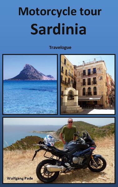 Here is the experience of a motorcycle trip over the entire island of Sardinia, from the point of view of a biker, reported. The motorcycle tour starts in Illingen near Stuttgart and goes through Switzerland to Italy to the port of Genoa, from where I take the car ferry to Sardinia overnight. On the beautiful and natural island I move into my headquarters in Samugheo, this mountain village is located in the center of Sardinia. From there, I ride my motorcycle in a star shape to the daily destinations that are of interest to me and document them in the book. The routes of the daily tours can be taken in the itinerary or on a visual overview. After very many driven kilometers on Sardinia it goes back again over night on the car ferry from Olbia to Genoa, in order to drive on the next morning with the motorcycle over Italy and Switzerland to Illingen with Stuttgart. This travelogue contains 14 color pages and detailed maps of the motorcycle tour.