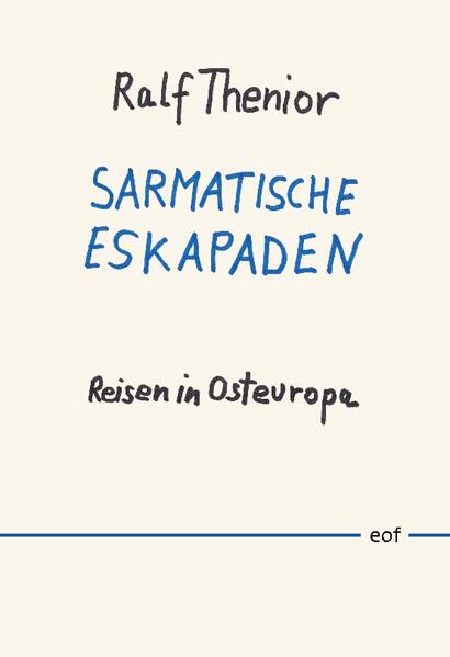 Mit neugierig zugewandter Aufmerksamkeit erkundet der Dichter Ralf Thenior osteuropäische Landschaften. Begegnungen, Orte, Persönlichkeiten bilden das Material der sarmatischen Eskapaden. In Geschichten und Begebenheiten zeigen sich andere Weltsichten und Wertesysteme, das Hörensagen spielt eine bedeutende Rolle, sprachliche Delirien irrlichtern durchs Bewusstsein und immer wieder tauchen unverhofft momentweise Sehnsuchtsorte auf.