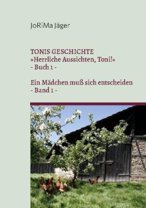 Deutschland, 1852 / 1853: Der geheimnisvolle Brief eines Fremden wird das Leben einer Bauernfamilie aus Franken völlig verändern, leitet dieser doch die Auswanderung nach Amerika ein. Die Familie soll das Erbe eines Großonkels in der Fremde antreten, und so ein einmaliges Angebot schlägt man einfach nicht aus, oder? Die Probleme beginnen noch in der alten Heimat, wo einerseits aufwändige Vorbereitungen zu treffen sind und andererseits eine der Töchter nicht fort will. Antonia, genannt »der Toni vom Jägerhof«, ist mehr als Junge denn als Mädchen aufgewachsen. Sie besitzt außergewöhnliche Begabungen, vor allem im musischen Bereich. Sie fragt sich besorgt, ob sie »da drüben« auch so musizieren kann, und deshalb kommt es immer wieder zu Auseinandersetzungen mit der Familie ... Deutschland in der Mitte des 19. Jahrhunderts und Auswanderung nach Amerika - darum geht es in diesem Band 1, der zu der Roman-Serie »TONIS GESCHICHTE« gehört. Das 1. Buch »Herrliche Aussichten, Toni!« mußte auf zwei Bände aufgeteilt werden. Das vorliegende Buch ist der 1. Band der Gesamtreihe, in dem für die Familie Waidmann die Weichen gestellt werden für eine hoffnungsvolle Zukunft in Amerika ...