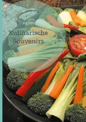 Jörg Fehr, geboren 1950, verbrachte seine Kindheit in einem kleinen Dorf im Kanton Thurgau. Beruflich und privat hat er 66 Länder bereist. Immer wieder wurde er als Gast gut aufgenommen und durfte traditionelles Essen geniessen. In diesem Buch hat er in Wort und Bild einige seiner kulinarischen Erinnerungen festgehalten unter dem Motto «Essen soll man geniessen».