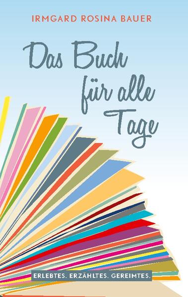 Ob Sonnenschein, ob Regenwetter, leichte Brise oder Windgeschmetter: "Das Buch für alle Tage" bietet motivierende und inspirierende Erkenntnisse, die gar nicht immer so alltäglich sind. Sie kommen daher als leichte Erzählungen, philosophische Überlegungen und als kurze oder lange Gedichte über dies und das und jenes. Freches und Braves bringt zum Schmunzeln, zum Nachdenken, zum Diskutieren und passt für die Kaffeepause genau so gut wie am Abend zum Einschlafen oder als Mitbringsel für jedefrau und jedermann. Ein kurzweiliges Sammelsurium für alle Tage! Aus des Alltags vielen Sachen kann man auch ein Buch mal machen. Mit Spaß, das werdet ihr schon sehn, ist es in diesem hier gescheh'n.