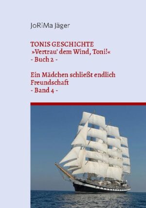 Über den Atlantik, 1853: Die Familie Heinerich Waidmann hat ihren Bauernhof in der alten Heimat in Deutschland aufgegeben, um in Amerika ein neues Leben zu beginnen, einen Neuanfang zu wagen. Noch befindet sie sich jedoch mit einem Auswandererschiff auf hoher See, das sie der neuen Heimat stetig näher bringt, begleitet von Ängsten, Verzweiflung, Ratlosigkeit, aber auch von Hoffnung und Überraschungen ... Auf der zweiten Etappe von Glückstadt nach New Orleans erlebt Toni, eine der Bauerntöchter, die mehr als Junge denn als Mädchen aufgewachsen ist, ein Abenteuer nach dem anderen, so daß die Familie Waidmann aus den Aufregungen kaum herauskommt. Toni macht ereignisreiche, teils seltsame Erfahrungen, die ihr im späteren Leben ein Wegweiser sein werden. Und die Freundschaft mit einem Grafensohn steht auch auf der Kippe ... Auswanderung nach Amerika in der Mitte des 19. Jahrhunderts und der Entwicklungsprozeß eines eigensinnigen Mädchens - darum geht es in diesem Band 4, der zu der Roman-Serie »TONIS GESCHICHTE« gehört. Das 2. Buch »Vertrau' dem Wind, Toni!« mußte auf mehrere Bände aufgeteilt werden. Das vorliegende Buch ist der zweite Teil des 2. Buches, aber der 4. Band der Gesamtreihe, in der die Familie Waidmann die Fahrt mit dem Klipper »Flying Hawke« über den Atlantischen Ozean fortsetzt ...