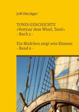 Über den Atlantik, 1853: Noch immer ist die deutsche Bauernfamilie Heinerich Waidmanns mit einem Klipper unterwegs nach Amerika, wo sich diese eine neue Existenzgrundlage erwirtschaften will. Doch sie kommen auf hoher See nicht so schnell aus den Aufregungen heraus, wie sie sich dies nun vorgestellt haben. Zum Glück haben sie eine frohe Lebenseinstellung, um neuerliche Herausforderungen auf eigene Art bewältigen zu können ... Toni Waidmann, Tochter dieser deutschen Auswanderer-Familie, in der man einen Jungen vermutet, ist endlich sinnvoll beschäftigt. Und sie hat Freunde unter den Mitreisenden gefunden, die sie fördern. Doch auch Mißbilligung, Neid und Mißgunst reisen an Bord mit - Menschen, die es nicht gut mit ihr meinen. Sie wird lernen müssen, damit umzugehen, um sich von diesen nicht beeinflussen und blockieren zu lassen ... Auswanderung nach Nordamerika in der Mitte des 19. Jahrhunderts und der Entwicklungsprozeß eines eigensinnigen, jungen Mädchens - darum geht es in diesem Band 6, der zu der Roman-Serie »TONIS GESCHICHTE« gehört. Das 2. Buch »Vertrau' dem Wind, Toni!« mußte auf mehrere Bände aufgeteilt werden. Das vorliegende Buch ist der vierte Teil des 2. Buches, aber der 6. Band der Gesamtreihe, in der das Schicksal für Toni und ihre Familie weitere Erfahrungen bereithält, die diese zu meistern haben ...