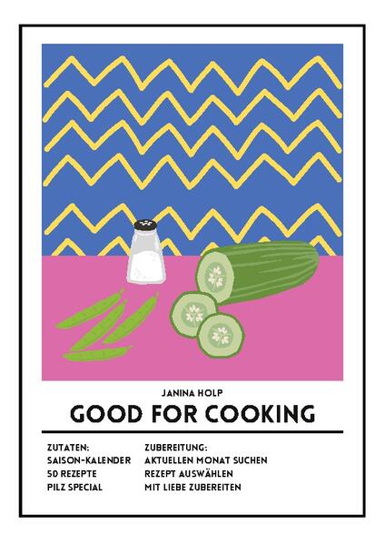 Good For Cooking ist nicht nur ein gutes Kochbuch, sondern auch gut für dich selbst und unsere Umwelt. Wer saisonales Obst und Gemüse kauft, ernährt sich ausgewogen und gesund und fördert den lokalen Markt. Pro Monat stehen vier Rezepte zur Auswahl, die mit frischen, saisonalen Obst- und Gemüsesorten zubereitet werden können. Der im Buch enthaltene Saison-Kalender gibt dir eine Übersicht über viele weitere Obst- und Gemüsesorten, die dich inspirieren sollen, leckere Rezepte mit Lebensmitteln zu kochen, die keine Weltreise hinter sich haben.