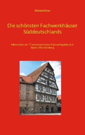 Die 77 nach Ansicht des Autors schönsten Fachwerkhäuser Süddeutschlands mit Schwerpunkt Baden-Württemberg sind in diesem handlichen Taschenbuch nach Städten geordnet zusammengestellt. Für alle, die gerne Fachwerkstädte besuchen und wissen wollen, wo die schönsten Fachwerkhäuser stehen und wann sie gebaut wurden.