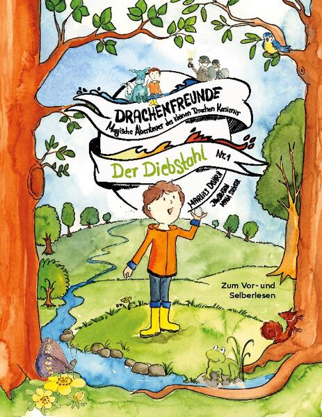 Matti findet beim Spielen einen schönen Stein. In der Nacht schlüpft aus dem Stein ein kleiner Drache. Er gibt ihm den Namen Kasimir. Sie werden Freunde. Schnell entdeckt Matti, dass dieser Drache besondere Kräfte hat. Diebe brechen bei Matti zu Hause ein. Kasimir muss seine Kräfte beweisen. Wird es ihm gelingen? Der Beginn einer magischen Freundschaft zwischen einem Jungen und seinem Drachen.