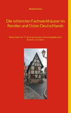 In diesem handlichen Taschenbuch zeigt der Autor seine Auswahl der 77 schönsten und sehenswertesten Fachwerkhäuser im Norden und Osten Deutschlands. Von Oldenburg bis Erfurt, vom PLanetenhaus in Alfeld zum schmalsten Haus in Eisenach . Ein Appetitanreger für Fachwerkfreunde und solche, die es werden wollen.