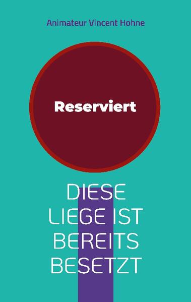 Willkommen zu Ihrem entspannten Strandurlaub! Mit dem einzigartigen Buch "Animateur Vincent Hohne - Diese Liege ist bereits besetzt" gehört der Kampf um die besten Plätze der Vergangenheit an. Einfach dieses Buch frühmorgens auf Ihre Liege legen, und jeder Strandbesucher oder Hotelgast weiß sofort: Diese Liege ist reserviert! Entdecken Sie eine neue Art des Urlaubsvergnügens, bei dem Sie sich Ihre Ruheoase spielend leicht sichern. Kein frühes Aufstehen, kein Rennen zum Strand - stattdessen pure Gelassenheit und Genuss. Freuen Sie sich auf unbeschwerte Stunden unter der Sonne, während andere staunen, wie einfach Sie Ihre Liege reserviert haben. Genießen Sie den Luxus, Ihre wertvolle Zeit am Strand ohne Sorgen zu verbringen. Tauchen Sie ein in das entspannte Flair eines Urlaubs, bei dem Sie sich um nichts kümmern müssen - außer darum, wie Sie die freien Stunden am besten genießen. Mit "Animateur Vincent Hohne - Diese Liege ist bereits besetzt" wird Ihr Urlaub zu einem wahren Highlight. Einfach, genial und unglaublich entspannend - sichern Sie sich Ihre Liege und erleben Sie Ihren Traumurlaub am Strand. Legen Sie los und lassen Sie die Entspannung beginnen - Ihr persönlicher Platz am Strand wartet schon auf Sie!