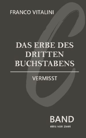 Band 1 von 2 "Das Erbe des dritten Buchstabens" VERMISST Kommissar Jan Orsen ist überrascht, dass der vermisste Junge Nils Oberson, im liebevoll geführten Heim namens "Haus am Fluss" C genannt, für tot erklärt wurde. Durch einen internen Hinweis entschliesst er sich, den Jungen im Wissen seines Vorgesetzten, und Freundes Bruno Arno, auf eigene Faust zu suchen. Brad Maron, Leiter der Bruderschaft Arche, setzt alles daran, dies zu verhindern. Es steht für ihn sowie die Verbindung eine Menge auf dem Spiel. Im ersten Teil fliessen verschiedene Geschichten ineinander. Die Trauer der Familie Gros um den mysteriösen Tod ihres Sohnes Samu. Ein Jahrhundertsturm, der übers Land fegt. C's abenteuerliche Flucht, die anders verläuft als von seinem Freund geplant. Liebesbeziehungen, die durch Zufälle entstehen.