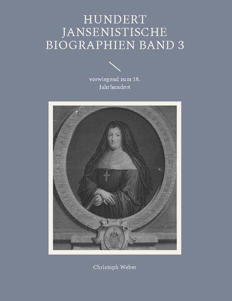 Der dritte Band von HUNDERT JANSENISTISCHE BIOGRAPHIEN enthält die Kapitel : V. Benediktiner, Dominikaner, Oratorianer und andere Ordenspriester VI. Schriftsteller, Herausgeber, Journalisten und Historiker VII. Der Hochadel VIII. Reigen seliger Geister sowie Kommentare zu den Texten 1-100, mehrfach zitierte und allgemeine Literatur, ein Abkürzungsverzeichnis und das Namensverzeichnis der behandelten Personen.