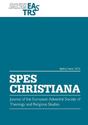 Spes Christiana is the journal of the European Adventist Society of Theology and Religious Studies (EASTRS). It contains articles from all subdisciplines of theology-Biblical Studies, Church History, Systematic Theology, Practical Theology, and Mission Studies, as well as auxiliary disciplines. Major fields and themes of publication include all that are either related to Adventism in Europe or researched by European Adventist scholars.
