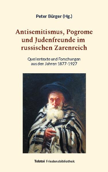 Dargeboten wird hier ein umfangreiches Lese-Werk über "Antisemitismus, Pogrome und Judenfreunde im russischen Zarenreich" mit historischen Quellentexten und Forschungen aus den Jahren 1877-1927. Es ist konzipiert als Ergänzung zu einem ebenfalls in der Tolstoi-Friedensbibliothek erscheinenden Band "Leo N. Tolstoi: Begegnung mit dem Judentum" (TFb_B013). Die Auswahl ermöglicht Zugänge zu den Standorten des Dichters Fjodor M. Dostojewski und des Religionsphilosophen Wladimir Solowioff. Die beiden Männer nehmen gegensätzliche Haltungen zur sogenannten Judenfrage ein. In den frühen 1880er Jahren kommt es zu einer ersten Folge von Pogromen mit Dutzenden Mordopfern. Hierauf reagieren mehrere russische "Autoritäten" mit Stellungnahmen zugunsten der Juden. Diese Voten sind entnommen einer Dokumentation, die zunächst in Russland nicht erscheinen konnte. Vier weitere Quellentexte beziehen sich auf die zweite antijüdische Pogromwelle 1903 bis 1906 mit bis zu 2000 Toten und zahllosen Verwundeten. Vollständig dargeboten wird das Buch "Der Antisemitismus in Russland" des Grafen Iwan Iwanowitsch Tolstoi aus dem Jahr 1907. Nach der Revolution von 1905 legt hier ein entfernter Verwandter des Dichters L.N. Tolstoi, der 1905/06 als Minister für Volksbildung der Regierung angehört hat, sein Plädoyer für die vollständige Gleichberechtigung der jüdischen Bevölkerung des russischen Kaiserreiches vor. Die Aufhebung aller diskriminierenden Gesetze lässt sich indessen erst Anfang 1917 nach Abdankung des Zaren verwirklichen. Die Massaker der rechten-nationalistischen und antibolschewistischen-Waffenträger im Bürgerkrieg mit Morden an hunderttausend oder mehr Juden in den Jahren 1918-1921 sind nicht mehr Thema des vorliegenden Buches. Sie fallen in die Zeit nach Leo Tolstois Tod und dem Ende der zaristischen Autokratie. Tolstoi-Friedensbibliothek Reihe D, Band 2 (Signatur TFb_D002) Herausgegeben von Peter Bürger