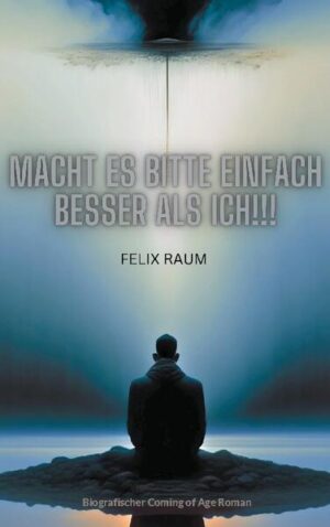 Inmitten der Vorbereitungen auf seine Hochzeit bricht Felix's vermeintlich perfekte Welt auseinander. Selbstzweifel und eine verdrängte Dunkelheit aus der Vergangenheit werfen ihn in einen Strudel der Verzweiflung. Auf seiner Reise durchlebt er Momente der Einsamkeit, schmerzhaften Erkenntnissen, verliert die vermeintlich große Liebe, familiäre Bindungen und treue Freundschaften. In der Dunkelheit verliert er fast sich selbst, voller Hass und Schuldgefühlen. Doch inmitten des Chaos findet er einen Funken Hoffnung. Dies ist die ergreifende Geschichte von Felix's Kampf gegen die Dämonen seiner Vergangenheit, von Verlusten und einer zögerlichen Annäherung zur Selbstakzeptanz. Ein Buch über den Weg zu Heilung, Selbstliebe und der erstaunlichen Kraft, sich selbst zu verzeihen, auch wenn man einst glaubte, dass es unmöglich sei. Das Buch erzählt die wahren Begebenheiten von Felix Raum. Sein Leben , seine Depressionen und den Weg zurück ins Leben.