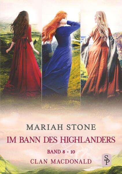 Drei stolze Highlander. Drei Zeitreisende aus unserer Zeit. Drei unglaubliche Reisen durch die Jahrhunderte. Kann die Liebe im zerstrittenden, mittelalterlichen Schottland überleben? - Ein Muss für alle Fans von Outlander! Erlebe drei packende Liebesgeschichten auf über 700 Seiten voller fesselndem Drama und knisternder Zeitreise-Romantik, die dich nicht mehr loslassen werden. Begleite unsere drei modernen Protagonisten ins Jahr 1313, direkt in die Unabhängigkeitskriege von Robert the Bruce, und lass dich vom Schicksal des Highland Clans MacDonald fesseln. Buch 8: Der Beschützer der Schottin - Sie die uneheliche Tochter von Robert the Bruce. Er ist gefangen in der Vergangenheit. Ist ihre Liebe stärker als die Zeit? Buch 9: Die Eroberung des Schotten - Er ist ein Highlander auf der Suche nach einem Schatz. Sie ist eine Kinderärztin aus New York. Kann ihre Liebe ihre Unterschiede überbrücken? Buch 10: Das Schicksal des Schotten - Sie ist eine MI5-Geheimagentin, die sich beweisen muss. Es ist ein Highland-Krieger auf der Suche nach Wiedergutmachung. Kann ihre Liebe ihr Schicksal vereinen? Sammelband 3 der Im Bann des Highlanders-Serie vereint drei aufregende Romane, in denen die Herzen stolzer Highlander des MacDonald Clans auf ihre Seelenverwandte aus der Neuzeit treffen.