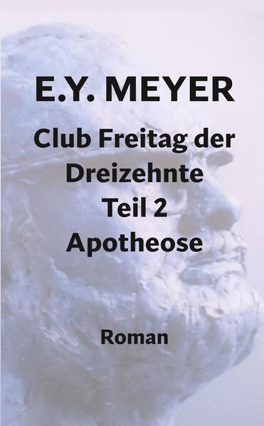 Ein Schweizer Spiegel der Jahrtausendwende. Die Geschichte eines Clubs mit dem Namen 'Freitag der Dreizehnte'. Vom Jahr 2000 bis zum Jahr 2008. Das Schweizervolk ist weder im Aufstieg noch im Abstieg. Es befindet sich vielmehr in einer Metamorphose, einem Wandel zu etwas Neuem. E. Y. Meyer sieht dies als Apotheose eines alten europäischen Volkes, das sich zögerlich dem 21. Jahrhundert öffnet. Apotheose bedeutet aber bei ihm nicht einseitige Verherrlichung, Verklärung, sie ist mehrschichtig, mit ironischen Untertönen durchsetzt. Der Autor setzt fort, was er im ersten Teil 'Wandlung' begonnen hat: Die Geschichte einer Männergruppe, die den Wandel der Zeit erlebt und reflektiert. Der grosse Schweizer Schriftsteller, dem schon Marcel Reich-Ranicki huldigte, baut in seinen Roman einen Kranz meisterhaft erzählter Geschichten ein und liefert ein Zeitgemälde, in dem sich jeder Leser erkennen oder spiegeln kann. Ein wahres Lesevergnügen. E. Y. Meyer ist einer der bedeutendsten Schweizer Schriftsteller. Er hat während mehr als fünfzig Jahren die Aufmerksamkeit vieler Leser in Deutschland und der Schweiz auf sich gezogen. Aus dem stets revolutionären Kanton Baselland stammend, siedelte er bald in den Kanton Bern über und schrieb dort in der Nachfolge Gotthelfs und Dürrenmatts über die Gegenwart. Als weitgereister Schweizer, der immer gerne in seine Heimat zurückkehrte, hat er die letzten zwanzig Jahre seinem 'Diptychon der Jahrtau-sendwende' gewidmet, worin er die Schweiz im Übergang aus einer alten in eine neue Welt aufleuchten lässt. Seine Charaktere sind ebenso grimmig wie weltgewandt und gebrochen - ein Stück der wahren Schweiz.