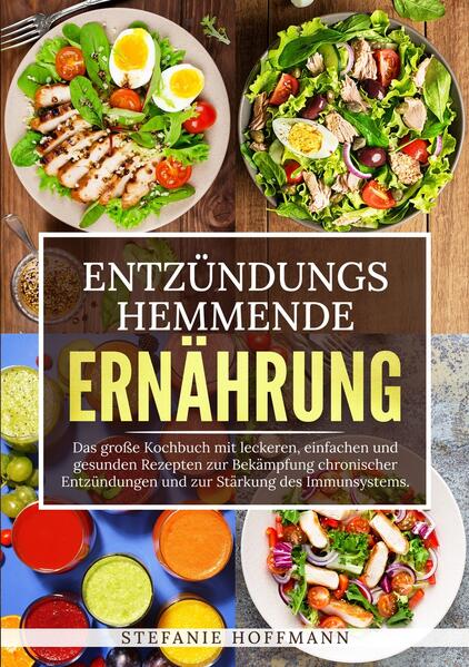 Leidest du unter anhaltenden Entzündungen? Fühlst du dich oft müde und ausgelaugt? Suchst du nach einer natürlichen Lösung, um dein Wohlbefinden zu steigern? Oder möchtest du einfach nur eine gesündere Ernährungsweise kennenlernen? Dann ist dieses Kochbuch genau das, wonach du gesucht hast! Durch praxiserprobte Rezepte und verständliche Anleitungen wird es dir gelingen, deinen Speiseplan optimal an deine Bedürfnisse anzupassen und so ein neues Level an Wohlbefinden zu erreichen. Es gibt zahlreiche Vorteile, die für eine entzündungshemmende Ernährung sprechen: - Vorbeugung von Krankheiten: Eine entzündungshemmende Ernährung kann helfen, das Risiko für bestimmte Krankheiten zu verringern, da chronische Entzündungen oft im Zusammenhang mit verschiedenen Erkrankungen stehen. - Steigerung des Wohlbefindens: Durch die Linderung von Entzündungen kannst du dich energiegeladener, wacher und insgesamt gesünder fühlen. - Natürlicher Weg zur Schmerzlinderung: Bevor du zu Medikamenten greifst, könnte die richtige Ernährung ein effektiver erster Schritt zur Schmerzreduktion sein. - Stärkung des Immunsystems: Nahrungsmittel, die Entzündungen bekämpfen, können auch das Immunsystem stärken und dich resistenter gegen Infektionen machen. Neuere Forschungen zeigen, dass unsere Ernährung einen massiven Einfluss auf unsere allgemeine Gesundheit und unser Wohlbefinden hat. Speziell die entzündungshemmende Ernährung steht dabei im Fokus vieler Gesundheitsexperten und Ernährungswissenschaftler. Warum mein Kochbuch unverzichtbar für deine Küche ist: - Einfache Zubereitung: Alle Rezepte sind einfach nachzukochen, auch wenn du kein Profikoch bist. - Optimal für die Gesundheit: Jedes Rezept wurde speziell entwickelt, um Entzündungen im Körper zu reduzieren. - Vielfalt garantiert: Von Frühstücksideen bis hin zu leckeren Hauptgerichten - hier ist für jeden etwas dabei. - Alltagstauglich: Die Gerichte sind schnell zubereitet und ideal für den stressigen Alltag. Mache jetzt den ersten Schritt zu einem gesünderen, entzündungsfreien Leben und sichere dir mein Kochbuch zur entzündungshemmenden Ernährung!