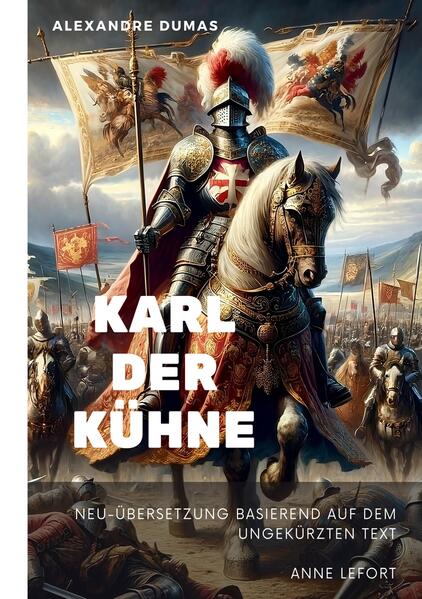 Tauchen Sie ein in die epische Geschichte von "Karl der Kühne" von Alexandre Dumas In "Karl der Kühne" entführt Alexandre Dumas seine Leser in die turbulenten Zeiten des Herzogs von Burgund, einer Schlüsselfigur in der europäischen Geschichte des Mittelalters. Das Buch beginnt mit einem fesselnden Prolog über die Schlacht von Poitiers, der die verwickelten politischen und persönlichen Verstrickungen des französischen Adels im 14. Jahrhundert beleuchtet. Mit meisterhafter Erzählkunst webt Dumas ein dichtes Netz aus historischen Details und spannenden Abenteuern. Der Leser wird in eine Welt versetzt, in der Bündnisse geschmiedet und gebrochen werden, in der Liebe und Verrat Hand in Hand gehen und das Schicksal eines Mannes sich in einem Augenblick wenden kann. Dumas' unvergleichlicher Stil erweckt eine längst vergangene Ära zum Leben, bevölkert von farbenfrohen Charakteren, epischen Schlachten und entscheidenden Wendungen, die den Lauf der Geschichte veränderten. "Karl der Kühne" ist mehr als nur ein Buch