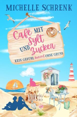 Meeresrauschen, Sand zwischen den Zehen, eine Prise Seeluft und jede Menge Herzklopfen … Verliebe dich auf Sylt, verliebe dich in das Café mit Sylt und Zucker. Nele steht plötzlich vor einem Neuanfang. Mit ihren sechsundzwanzig Jahren, arbeitslos und geschieden, findet sie mit ihrem Kater erstmal Unterschlupf bei ihren beiden besten Freundinnen auf der sonnigen Insel Sylt. Und was hat das Schicksal damit zu tun? Keine Ahnung, aber Nele ist entschlossen, ihr Leben selbst in die Hand zu nehmen. Zu oft haben ihre Gefühle sie wohl in die Irre geführt. Zum Glück hat das "Café mit Sylt und Zucker" eine freie Stelle. Ein Zufall, dass auch der attraktive Jonte dort arbeitet - derjenige, dessen Roller sie bereits angefahren hat und der sie am Strand förmlich umgehauen hat. Während Nele sich im Café einlebt und gegen das Herzklopfen ankämpft, das er in ihr auslöst, hält die Insel einige Überraschungen bereit. Und zwischen Seehundbänken und Sonnentagen beginnt sie zu verstehen, dass es im Leben oft darum geht, auf das zu hören, was wir wirklich wollen. Denn Gefühle kommen nicht ohne Grund und sind genauso unvorhersehbar wie eine Welle am Meer.