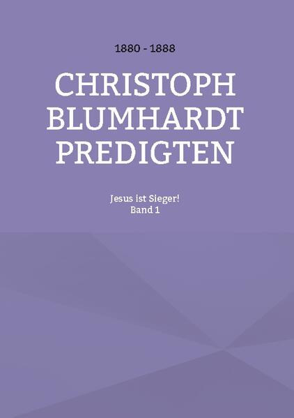 Robert Lejeune hat die Predigten, Andachten und Schriften von Chrisoph Blumhardt (1842-1919) gesichtet und eine Auswahl in vier Bänden herausgegeben. Für die heutigen Leserinnen und Leser wurden die Texte überarbeitet, den Rechtschreiberegeln angepasst und mit Anmerkungen versehen, die das Verstehen erleichtern sollen. Die angefügte Zeilenzählung dient dem Gespräch in Seminaren und Hauskreisen und der Studienarbeit.