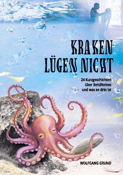 In seiner ersten Kurzgeschichtensammlung bietet der Autor Wolfgang Grund ein breites Spektrum verschiedenster Genres an. Von Märchen über Science Fiction bis zu Kurzkrimis und Fantasy ist alles dabei. Verbindender Faktor sind Behältnisse und alles was darin ist und darin vorgeht. Über Aquarien, Särge, Cellokästen, Litfaßsäulen und DIXI Clos bis zu Holzkästchen, Ringschachteln und Hot Dog Kostümen. Die Namen gebende Krake beobachtet einen Mord aus seinem Aquarium, Dornröschen, in seinem Glassarg, wird neu interpretiert, der Trick eines Entfesslungskünstlers in seiner Holzkiste wird sabotiert, im Raumschiff NCA 2176 trifft sich eine außerirdische Multikultibesatzung vor einem Gerät zur Treibstoffmaterialisierung und ein Cellokasten reist durch Raum und Zeit, außerdem treiben Schleimpilze in ihren Petrischalen und Siebenschläfer in Lebendfallen ihr Unwesen und vieles mehr. Taucht ein in die verrückten Welten des Autors und lasst euch von dessen Protagonisten verzaubern! Kurz, 24 mal beste Unterhaltung und Kurzweil!