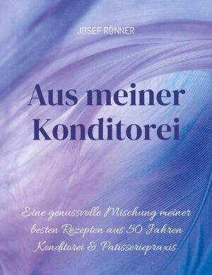 Konditormeister und Patissier Josef Rönner hat viele Backrezepte aus Deutschland, der Schweiz und England zusammengetragen. Im Verlauf seiner Karriere interessierte ihn immer mehr der künstlerische Aspekt der feinen Konditorei und Patisserie. Bei internationalen Wettbewerben in England, wurde ihm für besondere Leistungen in der Konditorei und Patisserie eine Goldmedaille verliehen. In seinen Büchern aus dem BOD Verlag "Klassische Backrezepte" und "Backen in der guten alten Zeit", hat er schon viele beliebte Klassiker und eigene Kreationen veröffentlicht. Auch persönliche Erinnerungen des Autors begleiten die Reise in die 60er und 70er Jahre. Lassen Sie sich jetzt verführen von den leckeren Rezepten in seinem neuen Buch "Aus meiner Konditorei ",die Ihnen hier vorgestellt werden. Die süßen Leckerbissen aus der feinen Patisserie und Konditorei beginnen mit Obstkuchen, Tartes, und Törtchen mit abwechslungsreichen Fruchtbelägen und feinen Mandel - oder Nussmürbeteigböden wie: Schokoladen - Beerentorte, Cupcakes mit frischen Früchten und Sahnecreme, Käsesahne mit Früchten usw. Weiter geht es mit : Haselnuss Marmorkuchen, saftiger Schokoladen - Birnenkuchen, Apfel Traubenkuchen, Kastanientorte, Torte mit Schachbrettmuster, Potsdamer Torte, Freiburger Kirschtorte und, und,und... Im letzten Kapitel finden Sie winterliche Köstlichkeiten und Weihnahtsgebäck. Mit zahlreichen Backtipps vom Profi und kreativen Ideen für Torten und Dekorationen.