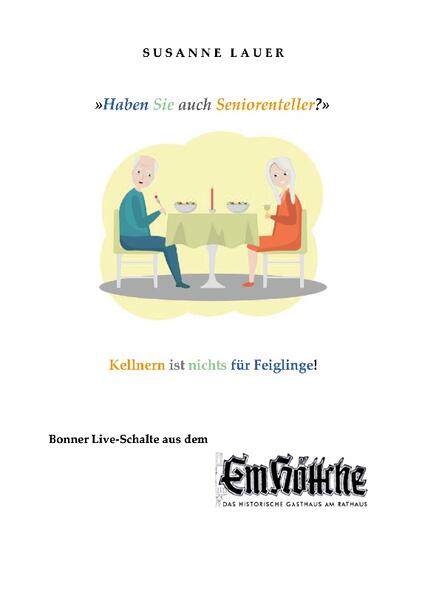 Es ist, was es ist. Es ist die LIEBE! Sie ist es, die die Autorin zu diesem Buch inspiriert hat. Ihre Liebe zum Bonner Brauhaus «Em Höttche», zu der Tätigkeit als Service-Kraft und zu ihren Kollegen. Augenzwinkernd und mit einer guten Dosis Humor schildert sie den ganz normalen Wahnsinn eines Gastronomie-Alltags sowie erheiternde Erlebnisse mit Kollegen und Gästen. Eine Live-Schalte mitten aus dem Gastro-Leben. Ein Stück Bonner Zeitchronik. Als am 05. September 2023 der Bonner Sommer sich in seinem schönsten Kleid zeigt und die Sonne bei 30 Grad hell strahlend über dem alten Rathaus am Marktplatz ihr Bestes gibt, verdunkelt plötzlich ein langer Schatten das Bonner Brauhaus. Die Autorin entschied sich, das Buch «Haben sie auch Seniorenteller?»zur Belustigung, aber vor allem auch als Souvenir an die gemeinsame Reise im Höttchen ihrem Team und den Gästen des Bonner Brauhauses zu widmen, im Gedenken an den Besten aller Chefs.